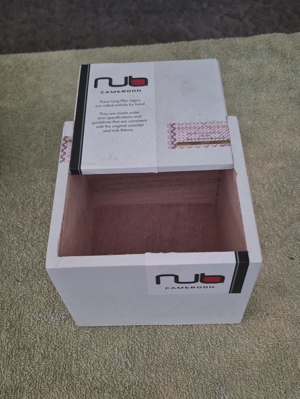 White Wooden Storage Box